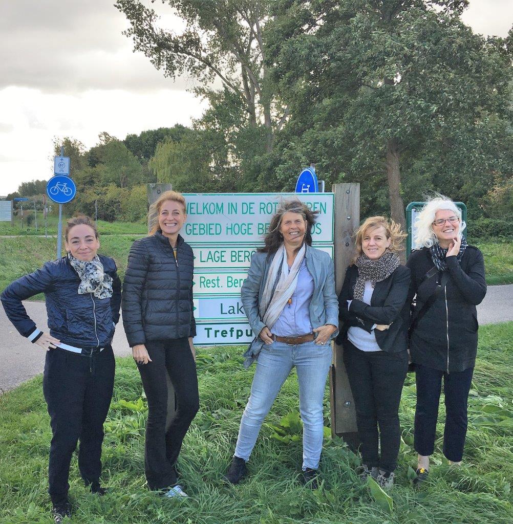 Bewegwijzering Werkbezoek team Bewegwijzering 1 entree Hoge Bergse Bos