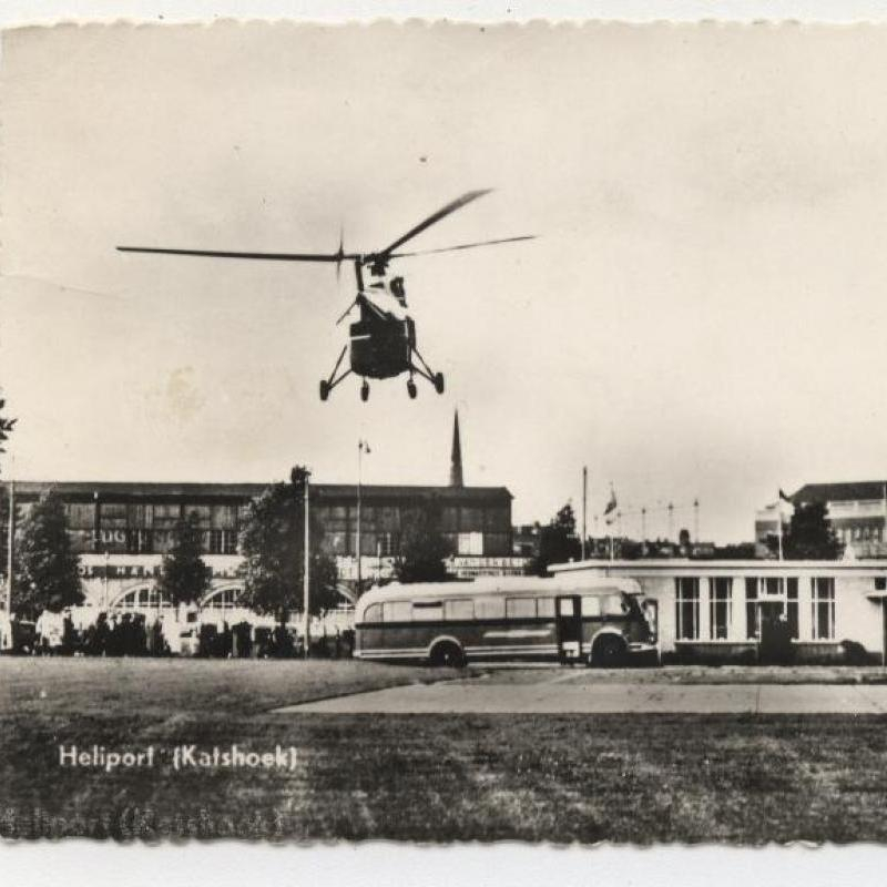 Ansichtkaart Heliport Rotterdam 