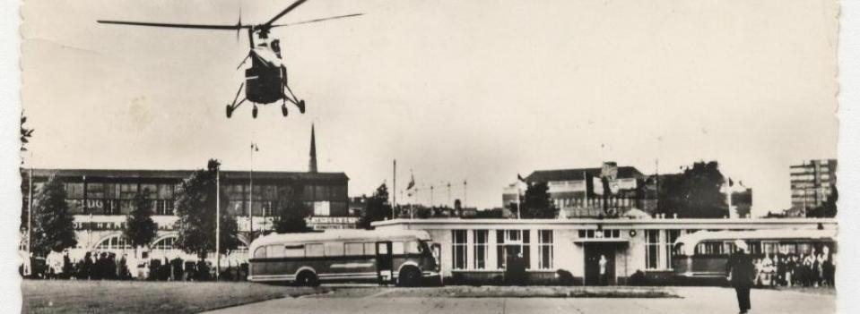 Ansichtkaart Heliport Rotterdam 