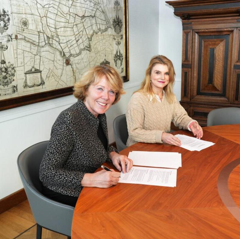 Ondertekening samenwerkingsovereenkomst Bergsluis. Foto Hoogheemraadschap van Delfland