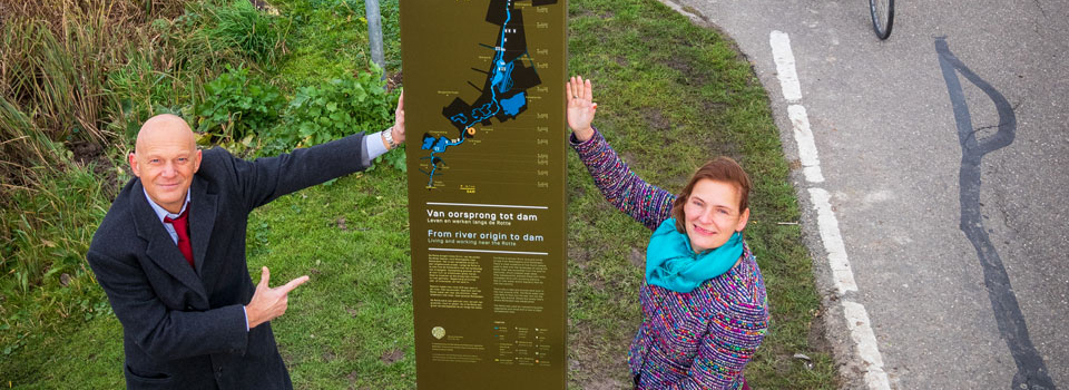 Onthulling markeringen langs de Rotte, Fotograaf: Vincent van den Hoven