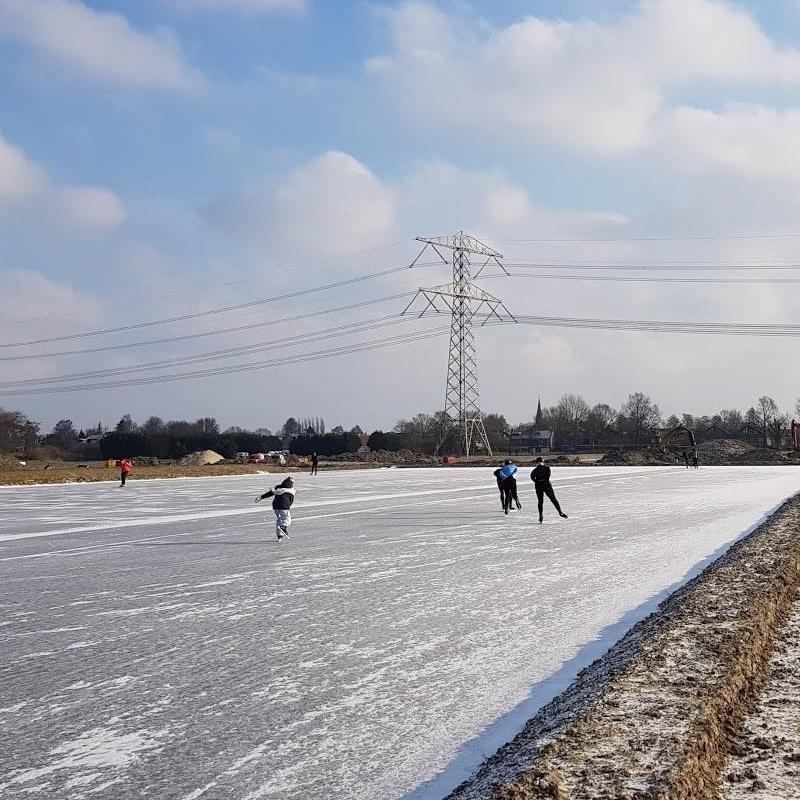 Schaatsen bij Eendragtspolder