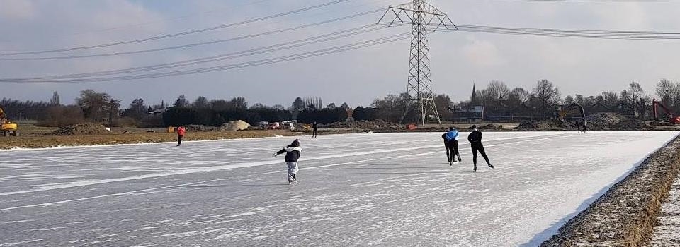 Schaatsen bij Eendragtspolder